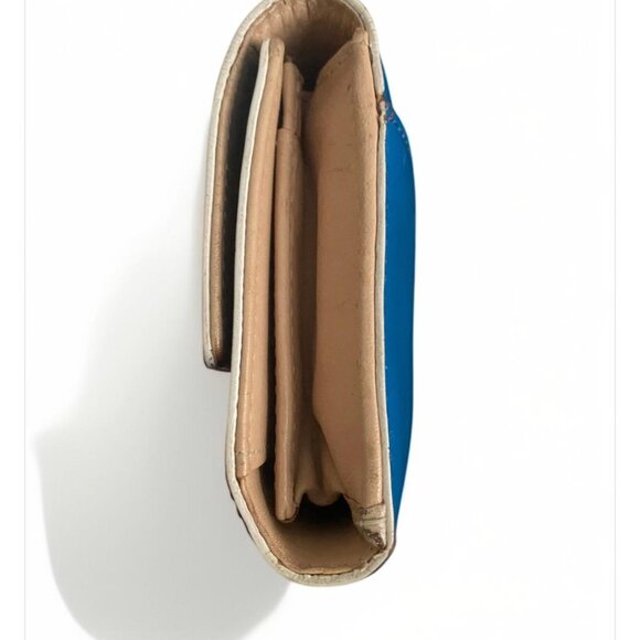 KATE SPADE NEW YORK WALLET TIFFANY BRIGHT BLUE (RARE) MSRP $279 - Picture 4 of 8